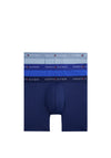 Tommy Hilfiger 3 Pack Signature Microfiber Essentials Boxer Brief, Blue Multi