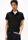 Tommy Hilfiger Tipped Polo Shirt, Black