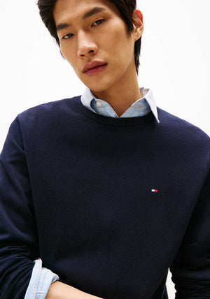 Tommy Hilfiger Signature Crew Neck Sweater, Desert Sky