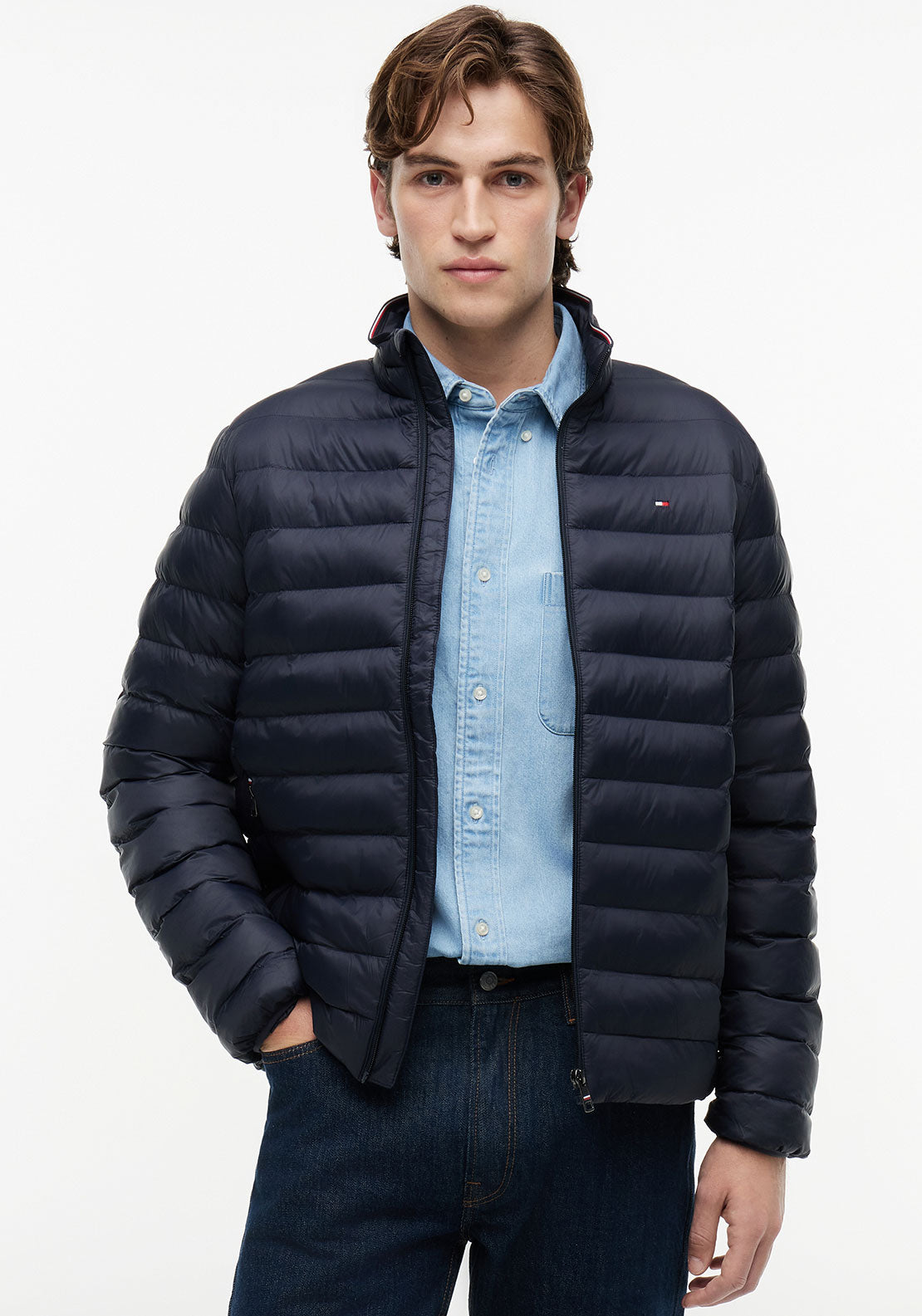 Tommy Hilfiger Core Packable Jacket, Navy