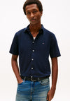 Tommy Hilfiger Flex Poplin Short Sleeve Shirt, Navy