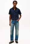 Tommy Hilfiger Flex Poplin Short Sleeve Shirt, Navy