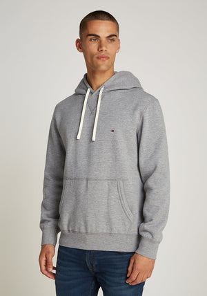 Tommy Hilfiger Essential Fleeced Hoodie, Medium Grey Heather