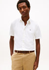 Tommy Hilfiger Flex Poplin Short Sleeve Shirt, Off White