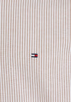 Tommy Hilfiger 1985 Flex Stripe Shirt, Desert Khaki & Optic White