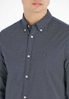 Tommy Hilfiger Slim Fit All Over Pattern Shirt, Carbon Navy