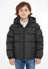 Tommy Hilfiger Kids Essentials Down Puffer Jacket, Black