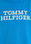 Tommy Hilfiger Boys Logo Short Sleeve T-Shirt, Cerulean Aqua
