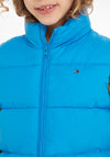 Tommy Hilfiger Boys Essentials Padded Gilet, Cerulean Aqua