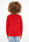 Tommy Hilfiger Boys Essentials Long Sleeve Polo, Fireworks