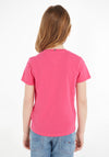 Tommy Hilfiger Older Girls Essentials Shirt Short Sleeve T-Shirt, Hot Magenta