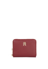 Tommy Hilfiger Monogram Small Zip Around Wallet, Red