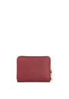 Tommy Hilfiger Monogram Small Zip Around Wallet, Red