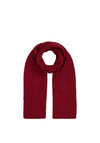 Tommy Hilfiger Essentials Flag Rib Knit Scarf, Red