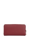 Tommy Hilfiger Poppy Plus Large Zip Around Wallet, Red