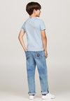 Tommy Hilfiger Boy Essential Short Sleeve Tee, Breezy Blue