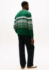 Tommy Hilfiger Fairisle Lambswool Blend Jumper, Ornamental Green