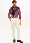 Tommy Hilfiger Flex Stripe Poplin Shirt, Wine