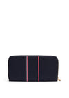 Tommy Hilfiger Large Icon Nylon Stripe Wallet, Navy