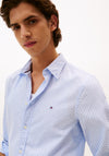 Tommy Hilfiger Flex Mini Print Poplin Shirt, Light Blue