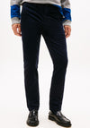 Tommy Hilfiger Denton Straight Corduroy Trousers, Dark Night Navy