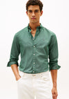 Tommy Hilfiger Flex Micro Print Poplin Shirt, Dark Green