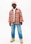 Tommy Hilfiger Older Boy Check Overshirt, Orange