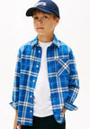 Tommy Hilfiger Boy Long Sleeve Check Shirt, Blue