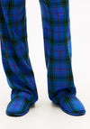 Tommy Hilfiger Flannel Pyjama & Slippers Gift Set, Blue
