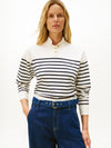 Tommy Hilfiger Button Up Sweatshirt, Off-White