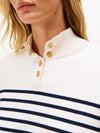 Tommy Hilfiger Button Up Sweatshirt, Off-White