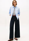 Tommy Hilfiger Womens Relaxed Fit Oxford Shirt, Blue