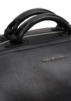 Tommy Hilfiger Men’s Premium Leather Duffle Bag, Black