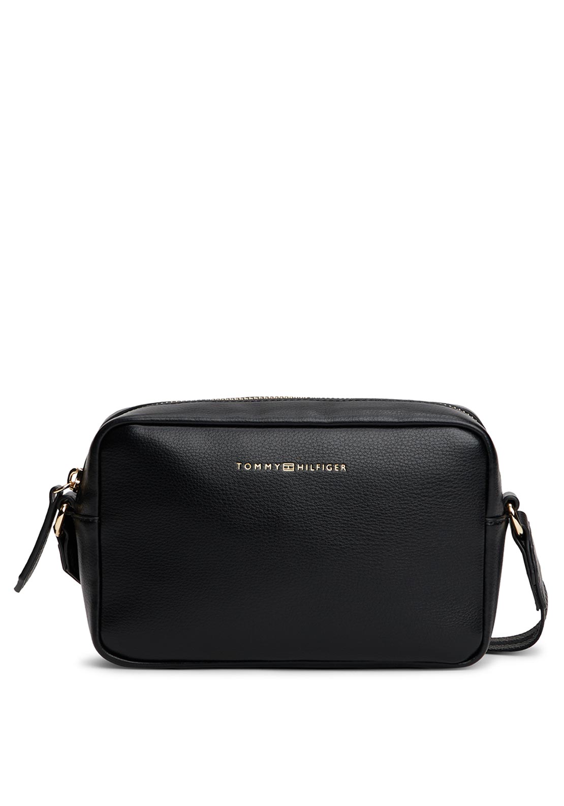 Tommy Hilfiger Webbing Logo Tape Camera Crossbody Bag, Black