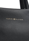 Tommy Hilfiger TH Logo Tape Mini Tote Bag, Black