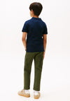 Tommy Hilfiger Boy Graphic Short Sleeve Polo, Navy