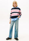 Tommy Hilfiger Girl Heart Relaxed Knit Jumper, Navy