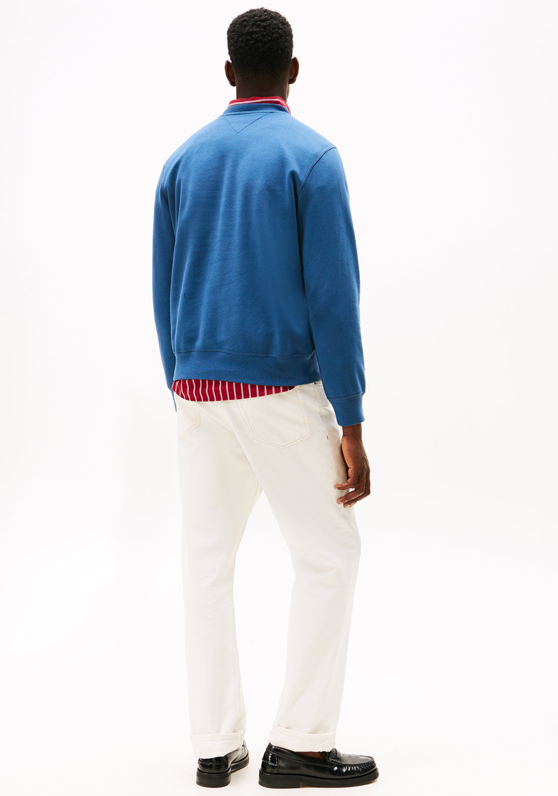 Tommy Hilfiger Essential Logo Pullover Sweatshirt, Petrol Blue