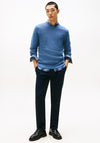 Tommy Hilfiger Textured Knit Sweater, Petrol Blue Heather