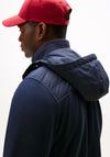 Tommy Hilfiger Mixed Panel Jacket, Navy