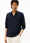 Tommy Hilfiger DC Performance Zip Polo Shirt, Navy