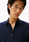 Tommy Hilfiger DC Performance Zip Polo Shirt, Navy