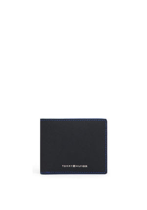 Tommy Hilfiger Edge Mini Leather Card Wallet, Navy
