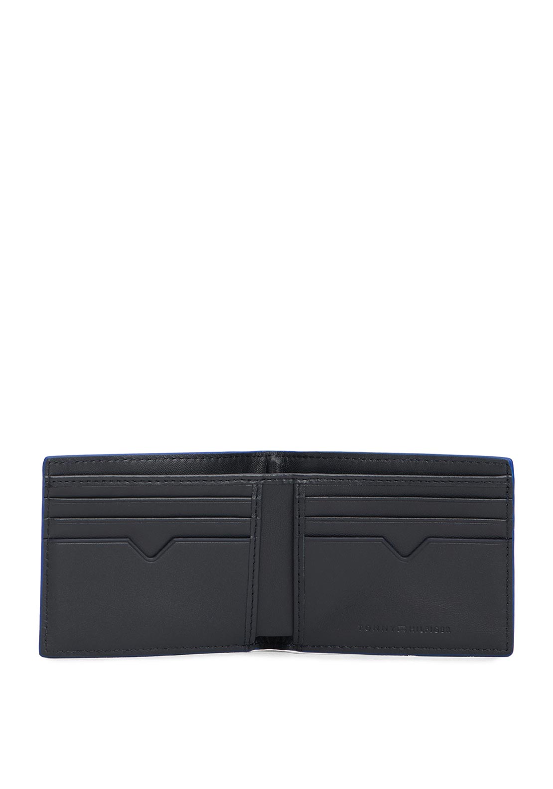 Tommy Hilfiger Edge Mini Leather Card Wallet, Navy