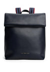 Tommy Hilfiger Logo Tape Fold Over Backpack, Navy