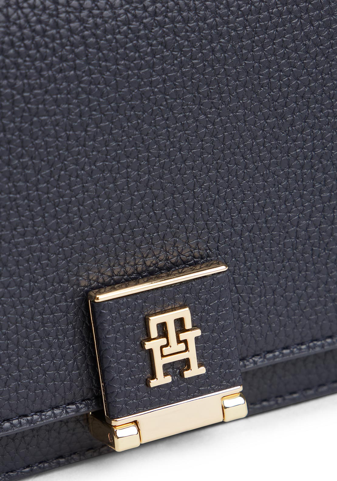 Tommy Hilfiger TH Monogram Pebble Grain Crossbody Bag, Navy
