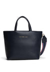 Tommy Hilfiger TH Logo Tape Mini Tote Bag, Navy