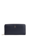Tommy Hilfiger Large Icon Zip Around Wallet, Navy