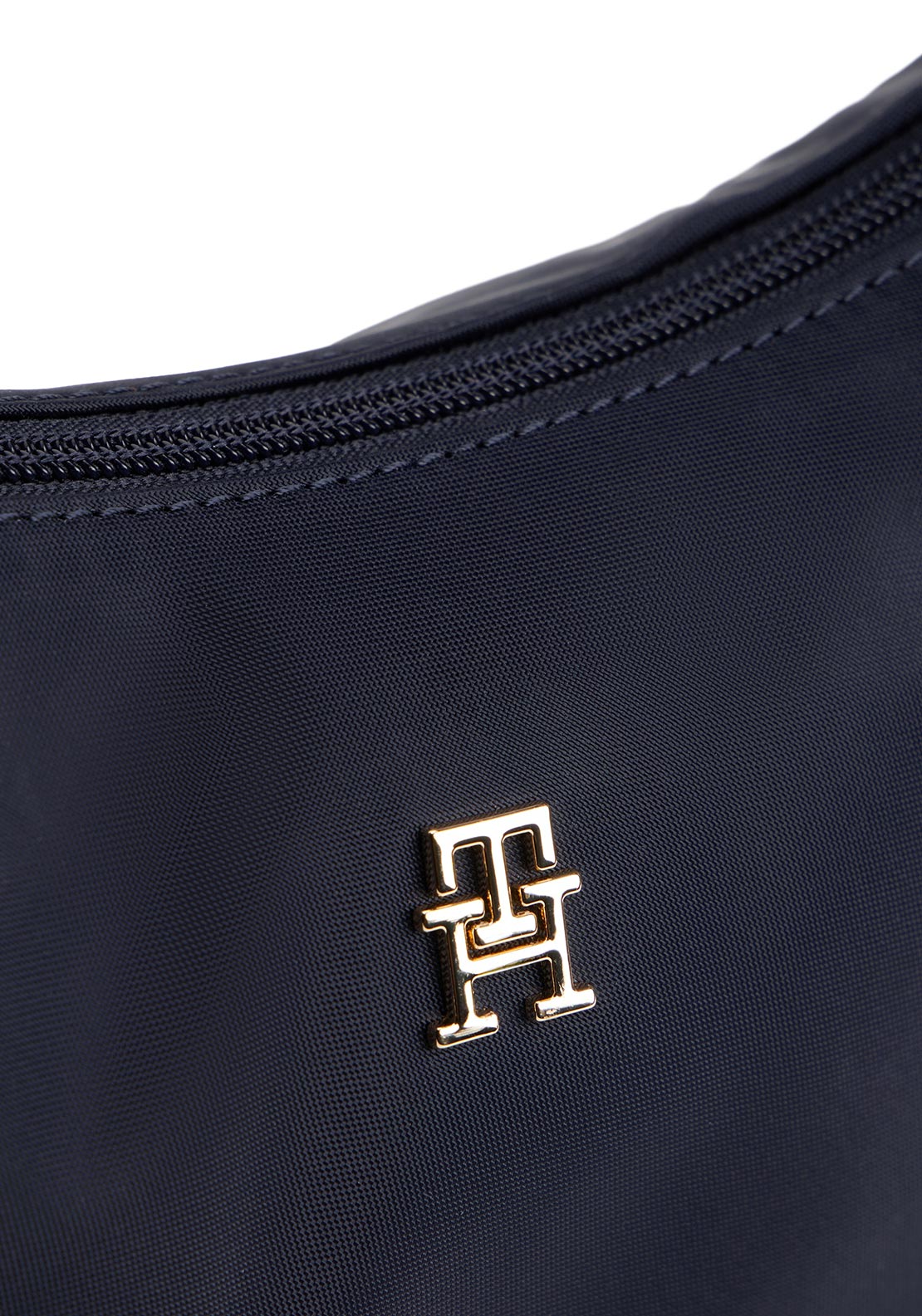 Tommy Hilfiger TH Mongram Plaque Shoulder Bag, Navy