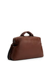 Tommy Hilfiger Men’s Premium Leather Duffle Bag, Brown
